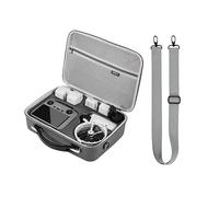 Szaerfa Custodia rigida per DJI Flip e controller remoto RC 2/N3, borsa di stoccaggio in pelle PU per Drone/batteria/controller/Caricabatterie/Elica volare più accessori combo, con tracolla