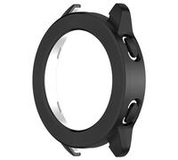 Szaerfa Guarda telaio protettore caso di copertura con lunetta Anello Loop Cover per Xiaomi Watch S3, Smartwatch TPU Custodia protettiva Accessori di sostituzione (Nero)