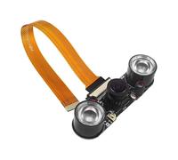 Szaerfa Modulo Fotocamera 8MP IMX219 per Raspberry Pi 5, con Cavo Flessibile Pi5 CSI, Visione Notturna 77°/130°/160°/200°/160° (160° Visione Notturna)