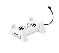 Szaerfa Supporto Verticale con ventole di Raffreddamento della Console per Xbox Series S, con Ingresso di Alimentazione Type-C, Porte di Ricarica USB e Trasmissione Dati