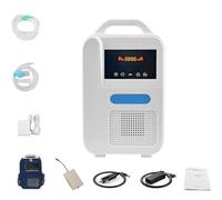 SZAJOR Macchina per Ossigeno Portatile Ricaricabile, concentratore di Ossigeno, con Funzione nebulizzatore, con Batteria Ricaricabile Rimovibile, per Uso Domestico e in Auto da Viaggio