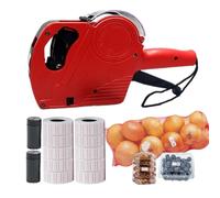 szaluyk Etichetta Etichetta Tag Macchina - Pistola Di Etichettatura Portatile Multifunzione | Tag Maker Per Supermercati, Negozi Al Dettaglio, Centri Commerciali, Codici Di Prodotto, Inventario