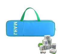 szaluyk Mahjong - Borsa per organizzatore impermeabile con maniglia e chiusura lampo, per supporto Mahjong e cursore, per viaggi, vacanze all'aperto e in