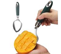 szaluyk Mango Corer, Mango Cutter e Peeler - Fruttiera per uso domestico, cucchiaio Mango affettatrice con manico non antiscivolo, utensili da cucina Dragon Divider con anello sospeso