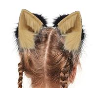 szaluyk Orecchie di gatto in peluche - Accessorio per vestire | costume per ragazze, adolescenti, giovani adulti | per Halloween, compleanni, festival, feste, congressi, comici, sessioni