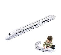 szaluyk Punteggio per treni elettrici - Terlina ad alta velocità a batteria con audio e luci | Funzione a traino, durevole, design per bambini | Giocattolo educativo per ragazzi e ragazze 3 anni+ | R