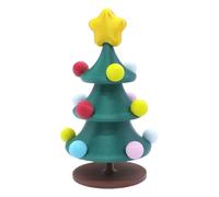 szaluyk Toy Christmas Tree - Swaying Christmas Tree Fidget Toys | Lighted Rotating Ornaments Keepsake Figurines for Kids Boy Girl | Outside Offices Nativity - Holiday Decor