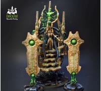 Szarekh The Silent King Dessert Necron COMMISSIONE pittura warhammer 40K