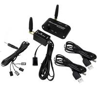 SZBJ Kit di estensione per ripetitore IR wireless/telecomando (combinazione di cavi per quattro trasmettitori)