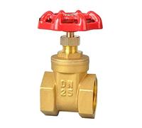 SZBTQMUW Saracinesche in Ottone Filettatura Femmina 1/8 1/4 3/8 1/2 3/4 1 1-1/4 Valvola dell'Acqua del Rubinetto di commutazione Interna Pz(DN40)