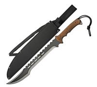 SZCO Supplies 926961 ABS Manigliato Full Tang Fantasy Outdoor Survival Machete con Guaina, Marrone, 63,5 cm Lunghezza