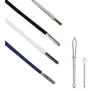 SZCXDKJ Cordoncino di ricambio con infiletto, 4 cavi per felpe con cappuccio e cordoncini di ricambio per felpe con cappuccio, pantaloni della tuta, cappotti, borse 4 colori