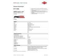 SZCZYPCE DO RUR COBRA NASTAWNE 250MM - KN 87 11 250