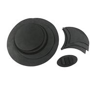 szdc88 Tamburo Sordine, 10Pcs/Set Gomma Schiuma Rendere Muto Silenziatore Drumming Pad di Pratica Rendere Muto Confezione Basso Batteria Silenzioso Suono Spento/Silenzioso - Nero, 10pcs/cet