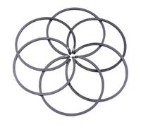 SZDGJ Fasce elastiche 6 fasce elastiche for motosega 42,5 x 1,2 mm, for motosega STIHL MS250 025 MS 250 parte di ricambio 1123 034 3006