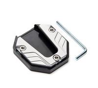 SZDIANPU Estensione Cavalletto Laterale per BMW R 1100 GS 1994-1999, Ingranditore Base D'Appoggio CNC Alluminio Antiscivolo Piastra Supporto Accessori Moto,Silver