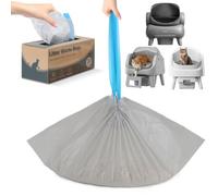 SZEE 30 sacchetti per lettiera autopulente per gatti, 69 x 33 cm | Adatto per Lettiera per gatti Neakasa & PetPivot e altre lettiere aperte, autopulente, extra forte, con coulisse, 38 l
