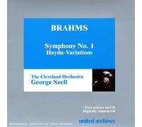 Brahms: Symphony No. 1, Haydn Variations (George Szell Edition, Vol. 3, Recorded March 1-2, 1957 [Symphony] and October 19-21, 1955 [Variations])