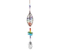 Szetosy - Acchiappasole per finestre, decorazioni colorate per foglie, in vetro, arcobaleno, per casa, giardino, auto, decorazione