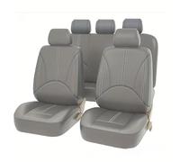 SZFCL 9 Pezzi Auto Set Coprisedili per Mercedes-Benz GLK 2008-2013, Cuscino del Sedile Traspirante Impermeabile Antiscivolo Copri Sedili Auto,Grey