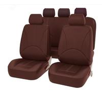 SZFCL 9 Pezzi Auto Set Coprisedili per Mercedes-Benz GLK 2008-2013, Cuscino del Sedile Traspirante Impermeabile Antiscivolo Copri Sedili Auto,Coffee