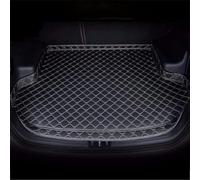 SZFCL Auto Bagagliaio Pelle Tappetino per Volkswagen VW Taigo/Taigo R-Line SUV Crossover, AntiGraffio Auto Copri Baule Protezione Tappetini Accessories,Black-Beige-1