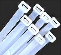 SZFUDIGO Fascette stringicavo nero, 60 pezzi, 300 mm x 12 mm di larghezza, resistenza alla trazione 110 kg, resistenti ai raggi UV, grandi fascette per la gestione dei cavi (bianco, 300 mm)