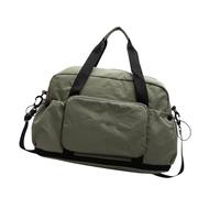 SZGTLDBE Borsone da viaggio, borsa sportiva da palestra, borsa a tracolla, impermeabile, per fine settimana, per la notte, per donne e ragazze, idea regalo, Verde, 47x31x21cm