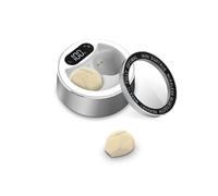 SZHTFX Mini Auricolare Bluetooth Invisibile, Bluetooth5.1 True Wireless Stereo Earbud, Con Custodia di Ricarica da 300 mAh, Touch Control per Iavoro, Sport (Cuffie binaurali - Schermo LED)