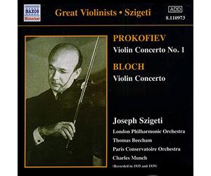 Szigeti Joseph - Concerto Per Violino N.1 Op.19