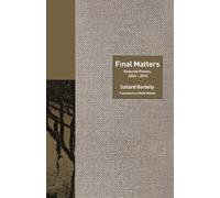 Szilárd Borbély Final Matters (Copertina rigida)
