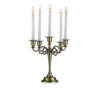 Sziqiqi Candeliere Nozze, Candeliere candelabro in Lega di Zinco, Candeliere della Cena a lume di Candela, Ornamento casa Creativo, Bronzo