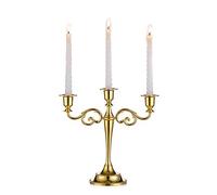 Sziqiqi Candeliere nozze, Candeliere candelabro In lega di zinco, Candeliere della cena a lume di candela, ornamento casa creativo, Oro