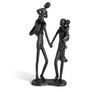 Sziqiqi Regali Anniversario Matrimonio Per Coppia: Regalo per Anniversario Matrimonio per Lei Lui Genitori Marito Moglie - Regali di Nozze per San Valentino Natale - Famiglia di 4 Statua