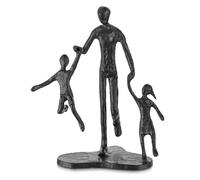 Sziqiqi Regali di Compleanno per Papà - Statua in Ferro di Papà Figlia Figlio Scultura D'amore Padre Figlio Decorazione per la Festa del Papà Figurina di Natale Regali per il Nuovo Papà Patrigno