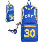 SZJFYMQ Astuccio per giocatore di pallacanestro, basket star player Astuccio Portapenne Doppia cerniera,Il nero 23. Forniture de Scuola e Ufficio Basketball di Cancelleria （21 * 10 * 8cm）