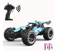 SZJJX RC Auto Telecomando Giocattoli per Bambini Auto in Lega 2WD 2.4 GHz Camion 15+KM/H Ad Alta Velocità Auto da Corsa Buggy con Due Batterie Regalo per Ragazze e Ragazzi Blu