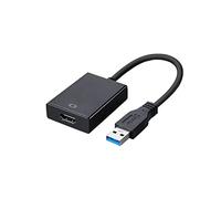 SZJUNXIAO Adattatore USB a HDMI, Adattatore da USB a HDMI USB 3.0/2.0 a HDMI HD 1080P Cavo Convertitore Audio Video per PC Laptop Proiettore HDTV Compatibile con Windows XP/10/8.1/8/7