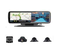 SZKJ K950 360 ° Panoramico 10 pollice Schermo intero 4G Touch IPS Speciale Car Dash Cam Retrovisore Retrovisore Specchio con GPS Bluetooth WiFi Android 5.1 FHD 1080P 4CH Lens