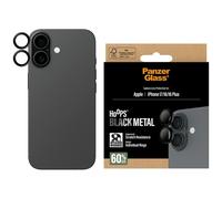 Szkło hartowane na obiektyw PanzerGlass Hoops do iPhone 17 / 16 / 16 Plus czarn
