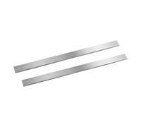 szkoo 2pcs barre piatte in acciaio inossidabile 304, 3 x 30 x 300mm (TxWxL) finitura spazzolata strisce di rifinitura in acciaio inossidabile piatto per cucina DIY artigianato