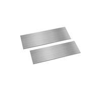 szkoo 2pcs barre piatte in acciaio inossidabile 304, 6 x 60 x 200 mm (TxWxL), finitura spazzolata, strisce in acciaio inossidabile piatto per cucina fai da te artigianato