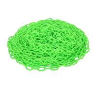szkoo Catena di chiusura a catena, 30,5 m, verde, catena di intercettazione in plastica per sicurezza di allarme, controllo umano, traffico, linea di coda