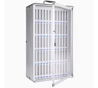 SZKTHD 12/24/36/48/60 slot, supporto per armadietto porta cellulari in lega di alluminio con maniglia, per aule, officine e palestre.(60)