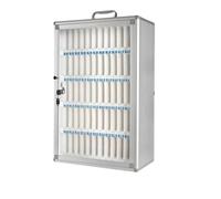 SZKTHD 6/12/24/36/48/60 slot, supporto per armadietto porta cellulari in lega di alluminio con maniglia, portatile, per aule, officine e palestre.(60)