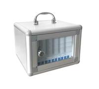 SZKTHD 6/12/24/36/48/60 slot, supporto per armadietto porta cellulari in lega di alluminio con maniglia, portatile, per aule, officine e palestre.(6)