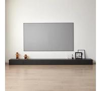 SZKTHD Mobile TV A Terra In Legno Massello Mobile Multimediale Per Centro Di Intrattenimento Mobile TV Ideale Per Il Soggiorno E La Sala Riunioni(220 * 30 * 25cm)
