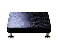 SZKTHD Mobiletto HiFi Ripiano AV Supporto HiFi A 1 Ripiano Per Giradischi Ripiani Per Amplificatori AV giradischi decoder stampanti(Black,39 * 39cm)