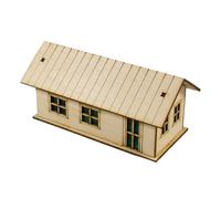 SZLIFE 1/64 1/60 Miniatura Casa in Legno Decorazione Creativa Hobby Giocattolo Modello di Costruzione Architettura Scena per Regalo Paesaggio Layout Diorama, Style E