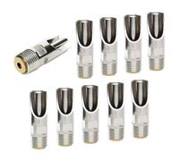 SZLIFE 10 Pezzi di abbeveratoio Automatico per maiali, abbeveratoio per suini, per suini, per Fattoria, per scrofe, scrofe e suinetti, cap di Rame